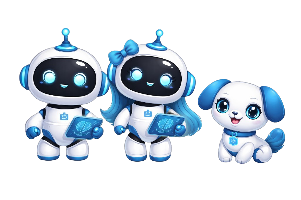 Família de mascotes BeiraLabs